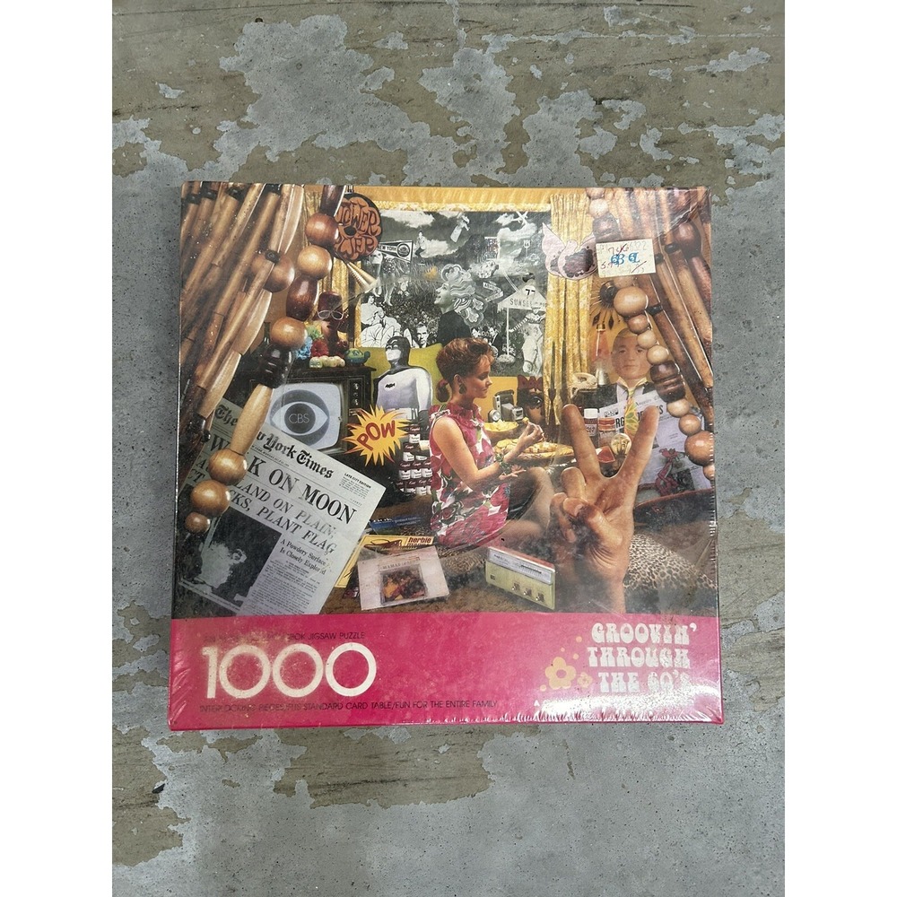 Vintage NEW OLD STOCK Springbok Jigsaw Puzzle Groovin Through The 60's
